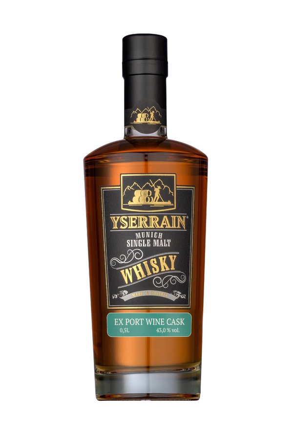 YSERRAIN® Munich Single Malt Whisky -  `Ex Port-Wine Cask` 43,0 %